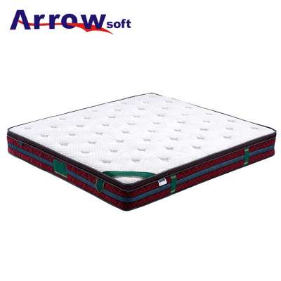 Portable indian style high density foam mattress with elegant cover