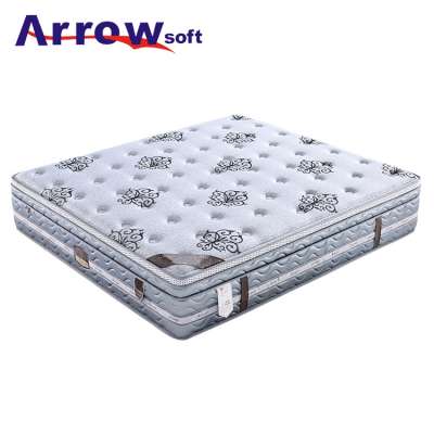 Modern style comfort compress foam spring latex mattress