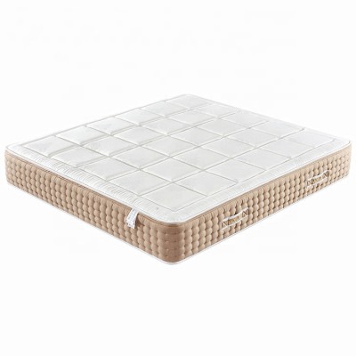 Knitted fabric customized size compressed packaging spring mattress