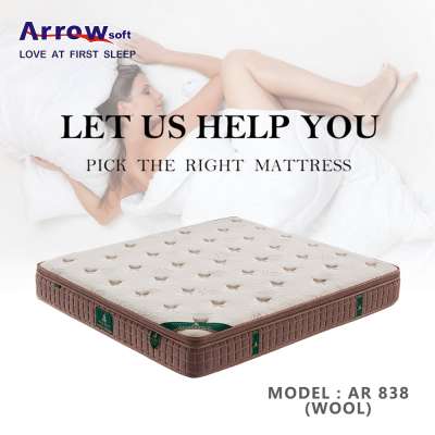 2020 New Design Good Quality Latex Natural Coconut Mattress