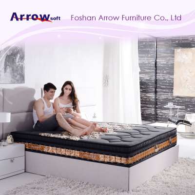 Arrowsoft high quality natural coconut memory sponge mattress