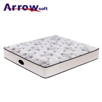 China high grade knitted fabric natural latex gel memory foam mattress